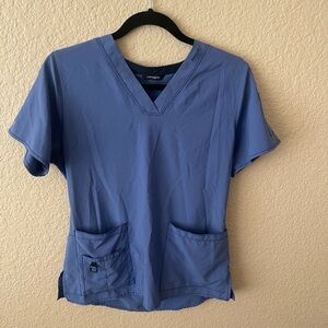 Carhartt Blue Scrub Top